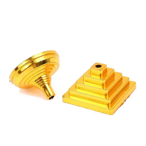 10 Pçs Base De Plástico Banhado A Ouro Redondo Quadrado Mastro Mesa Bandeira Suportes Mini Bases Decoração