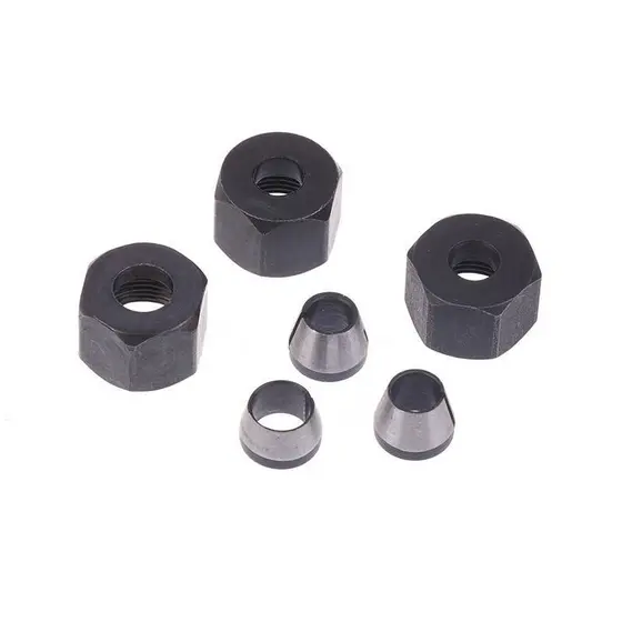 1 Conjunto De Acessórios Para Fresa De Roteador Elétrico , 6mm 6.35mm 8mm , Pinça Chu , Máquina De Corte E Gravação Com