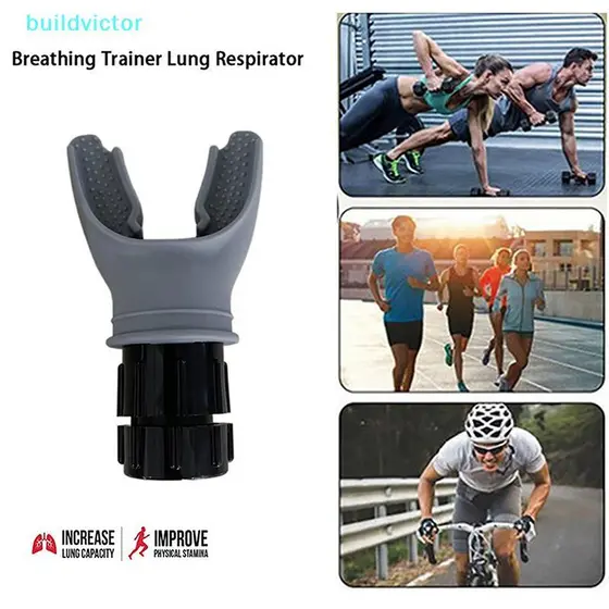Treinador De Respiração Respirador Pulmonar Equipamento De Fitness Silicone Respiratório Treinamento De Alta Altitude Ao