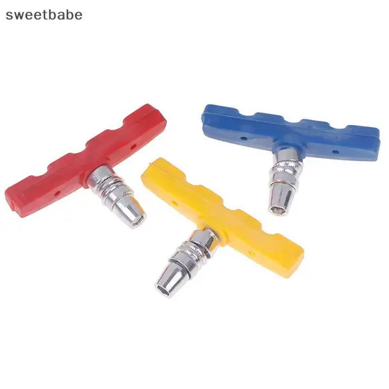 1Pc Pastilhas De Freio De Bicicleta V-Borracha Estrada Suporte Almofadas Sapatos Blos Aro Anti-Resistência Acessórios De