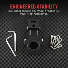 Alumínio Ajustável Motocicleta LED Luz Braet Farol Suporte Universal Anti Ferrugem Para Pára-Choques Modificado Passeio