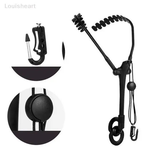 < Louish > Alto/Soprano/Tenor Saxofone Alças De Ombro Duplas Proteções De Sax De Alta Qualidade Ne Cordão Acessórios Par