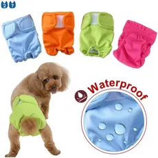 『 27Pets 』 Female Calças Fisiológicas Para Cachorros Fraldas Cães De Menina Meidium