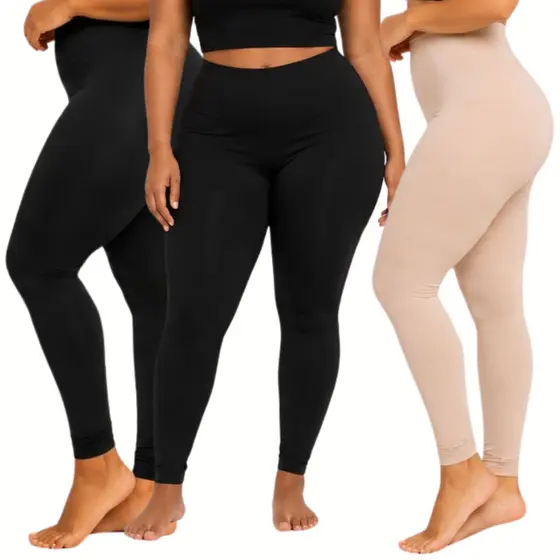 KIT 3 Calça Anágua Segunda Pele Para o Frio Não Marca Alivia o Atrito