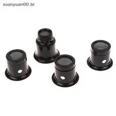 XUANY 4 Peças Conjunto De Lupa De Olho 5x/10x/15x/20x Kit De Ferramentas De Reparo De Relógio De Joias