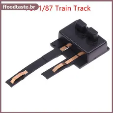 FFOOD 1 : 87 Modelo Em Escala HO Caixa De Junção De Trilho De Trem E Kit De Diorama De Faixa De Energia De Trilha