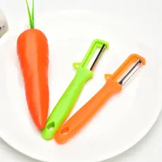 Descascador multifuncional estilo escova de dentes, fatiador de frutas e vegetais em aço inoxidável, utensílio de cozinh
