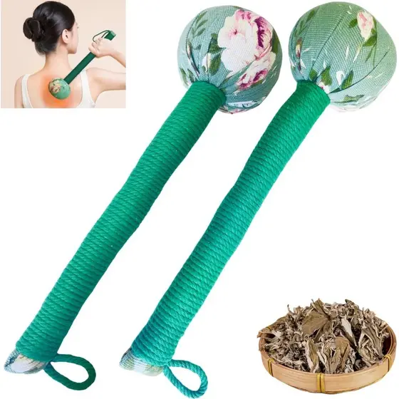 Martelo de Drenagem Linfática, Martelo de Massagem Corporal Manual, Martelo de Massagem de Absinto de Tamanho Longo, Mar