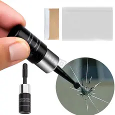 Conjunto de ferramentas para reparo de para-brisa de carro, cola de resina, conjunto de ferramentas nano para reparo de