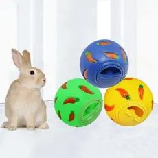 Bola Interativa Resistente a Mordidas para Coelhos, Gatos e Chinchilas, Feita de PVC Durável
