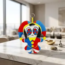 Boneco de Palhaço de Anime - Figura Colecionável da Série Circo com Textura Macia, Adequado para Fãs de Jogos de Anime,