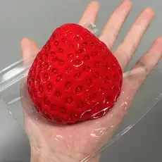 Brinquedo Antiestresse Squishy Morango Tan - Recuperação Lenta Para Crianças e Adultos, Reminiscente