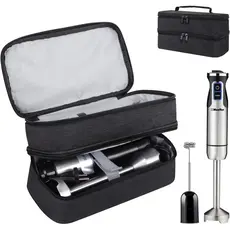 Bolsa de armazenamento para liquidificador de mão, estojo de transporte para liquidificador de imersão portátil, organiz