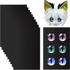 Tela Plástica para Olhos de Fursuit 0.8mm, Impermeável, Impressível, Folhas de Tela Plástica de PVC para Fantasias de Fu