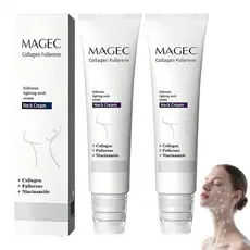 DESIYUE MAGEC Creme para Pescoço com Colágeno e Fullereno, Creme de Colágeno MAGEC, Novo Creme com Peptídeos de Colágeno