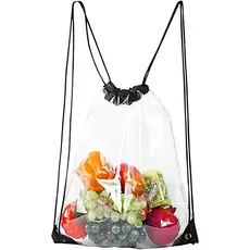 Bolsa Transparente com Cordão Impermeável para Estádio