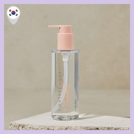 [S.NATURE] Óleo De Limpeza Aqua Rice 200ml-Profunda De Poros , Remoção De Cravos , Removedor De Maquiagem Suave , Fórmul
