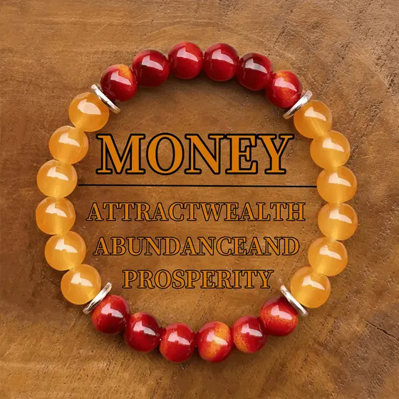 [Estoque pronto] Nova lista de fevereiro Fortune Pulseira Imitação de pedra de olho de tigre Pulseira amarela Pulseira a