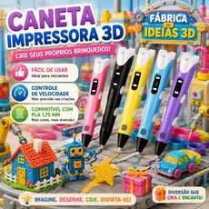 Caneta 3D Impressora 3D Brinquedo Educativo Infantil PLA LCD DIY Desenho 3D Presente Para Meninos Meninas