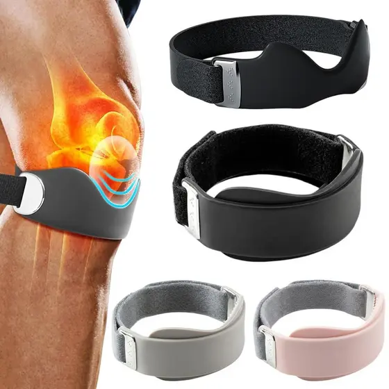 2026 Stryde Knee Strap - Faixa de Precisão para Joelho, Confortável e Respirável, Faixa Ajustável para Todos os Tamanhos