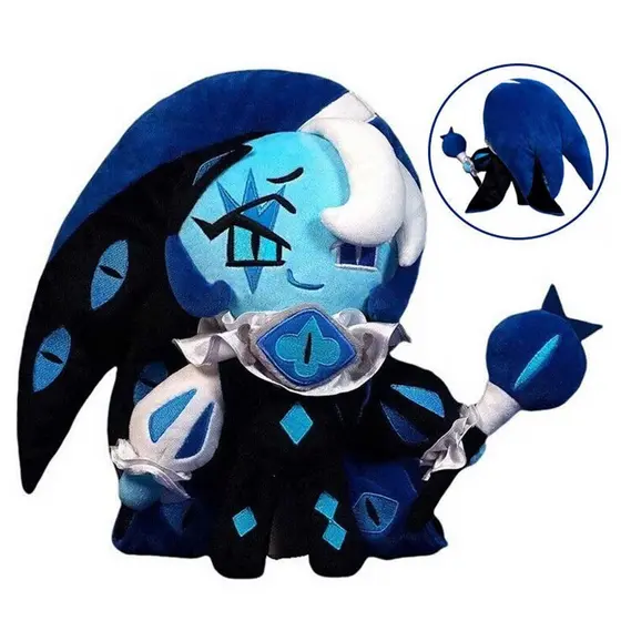 Brinquedo de Pelúcia Blue Shadow Milk Cookie, Brinquedo Colecionável, Decoração de Quarto, Brinquedo Infantil A KVQD