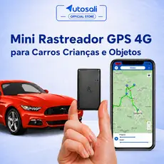 Autosali VG07 Rastreador GPS 4G via App para Carro Moto Crianças e Veículos Impermeável Longa Autonomia