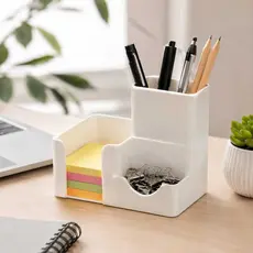 Organizador de Mesa Multifuncional Porta Canetas Post-it Clipes| Para Escritório Estudos Home Office