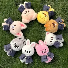 Kpop Stray Kids Magic School Boneca De Pelúcia SKZOO WOLF CHAN DWAEKKI BBOKARI HAN LEEBIT JINIRET Chaveiro Pendente Orna