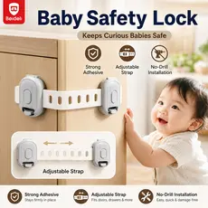 Fechadura De Segurança Para Bebês , Gaveta Multiuso , Armário , Geladeira , Porta , Alça