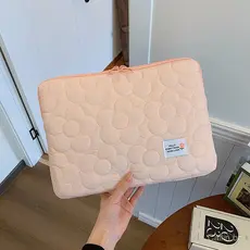 Bolsa para laptop com estampa floral, adequada para iPad de 11/13/14/15 polegadas, à prova d'água e resistente a impacto