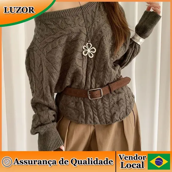 Marrom Retro fosco camurça cinto feminino estilo Casual camurça ins estilo High-End sentir combinando Jeans cinto de caf