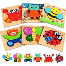 Quebra-Cabeças Montessori De Madeira Para Crianças , : De 1 A 3 Anos , Brinquedos Meninas , Meninos , Bebês-Cabeça Infan