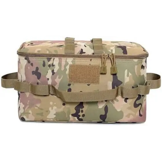 Bolsa De Equipamento De Pesca Ferramentas Para Panelas De Acampamento Ao Ar Livre Portátil De Grande Capacidade Armazena