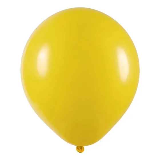 Bola Soprar Liso N.7 C/50 Amarelo - Festball