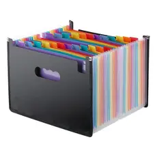 Organizadora A4 Expansível Documentos Com 25 Divisórias 33*24cm