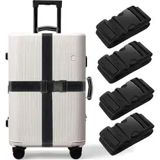 Kit 4 Cinta Mala Viagem Segurança Faixa Ajustavel Protetora