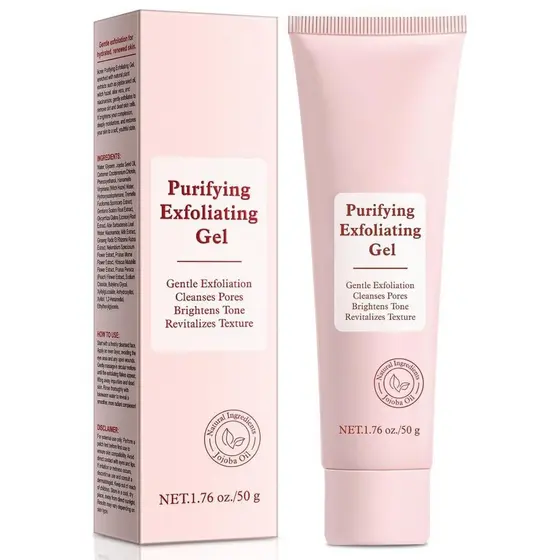 Gel Esfoliante Purificante, Esfoliante Facial, Esfoliante para o Rosto, Gel Esfoliante Purificante, Suave para o Rosto e