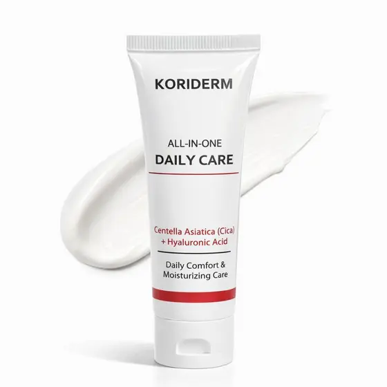 1 pacote de hidratante facial - Uma loção facial diária multifuncional contendo extrato de centella asiática, colágeno e
