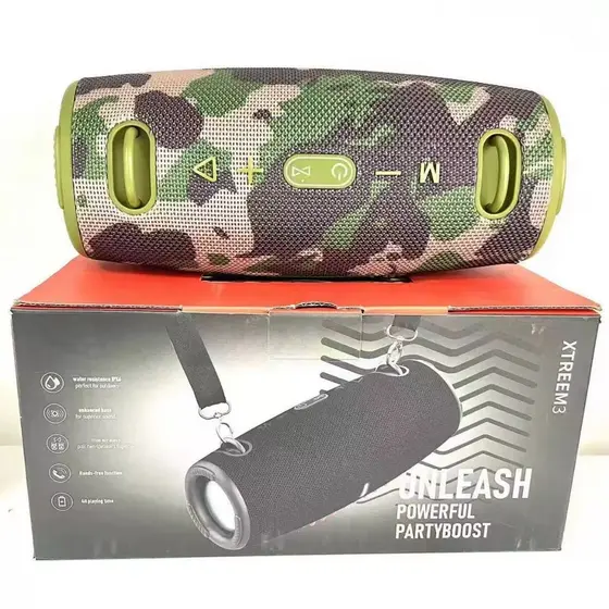 Xtreme 3 Speaker 23CM With Handle Bluetooth Radio Pen-Drive Aux FM