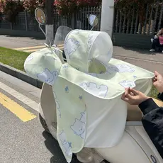 Dupla face impermeável veículo elétrico pára-sol colcha Split Design pai-filho com bebê ao ar livre protetor solar prote
