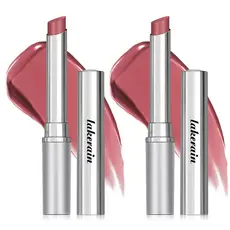 2PCS Batom Hidratante com Cor de Mel - Hidratante Transparente para Todos os Tons de Pele - Cor Hidratante para os Lábio