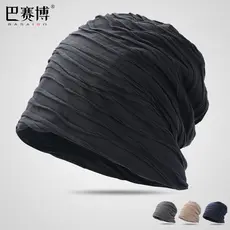 Primavera outono chapéu feminino pulôver chapéu masculino versão coreana na moda cabeça boné confinamento boné pilha len