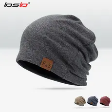 Pulôver chapéu masculino feminino outono inverno forro de lã boné de cabeça versão coreana na moda boné de malha quimiot