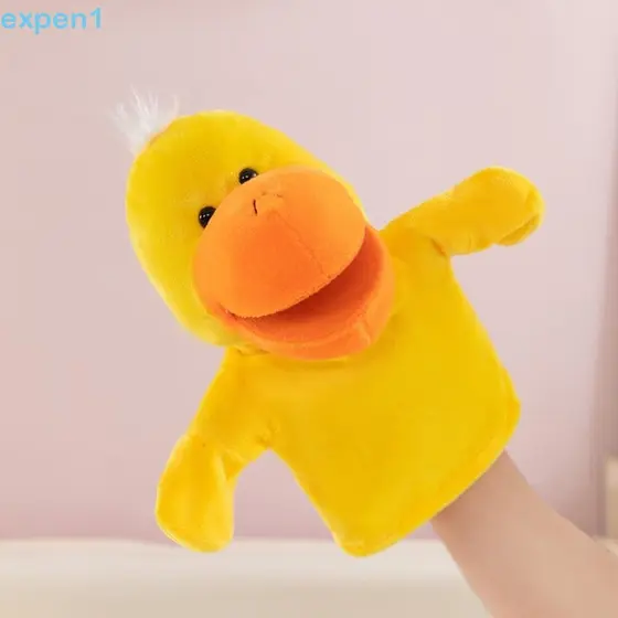 EXPEN Boneca De Mão De Pelúcia , Fantoche Animal Interativo , Fantoches De Dedo Porco De Educação Precoce De Coelho
