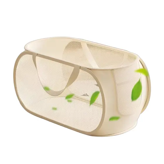 Cesto 67L Dobrável Grande Capacidade para Brinquedos e Roupa Suja