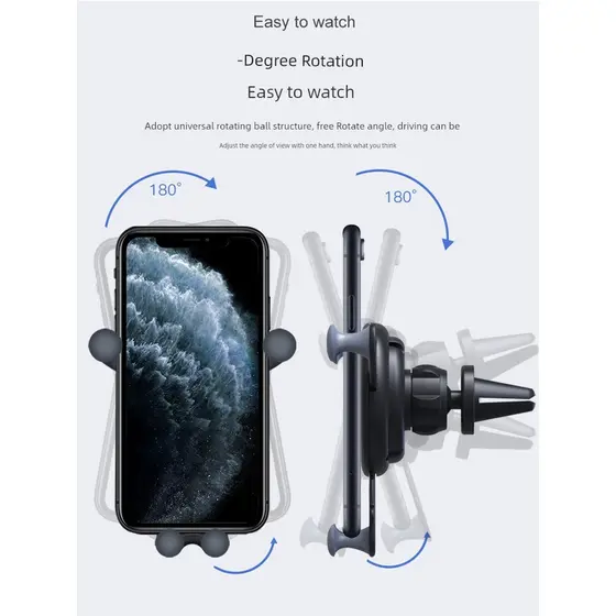 Suporte celular saída de ar carro Suporte importado para automóvel Suporte celular veicular universal Suporte de saída d