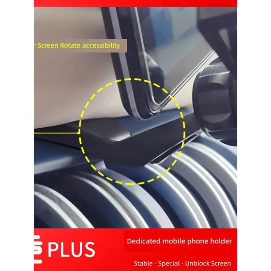 Suporte importado para automóvel Suporte magnético veicular ímã forte Suporte celular veicular universal Yuan plus supor
