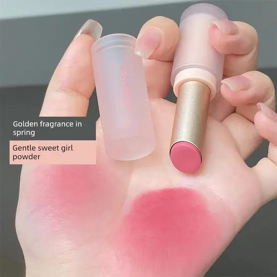 Batom matte aveludado Sem parabenos Batom importado barato Primavera doce menina pó coreano baixo saturado cinza pó bato