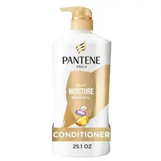 Condicionador Pantene, Renovação Diária da Hidratação - Nutrientes Pro-V para Cabelos Secos, Tingidos, Lisos a Cacheados