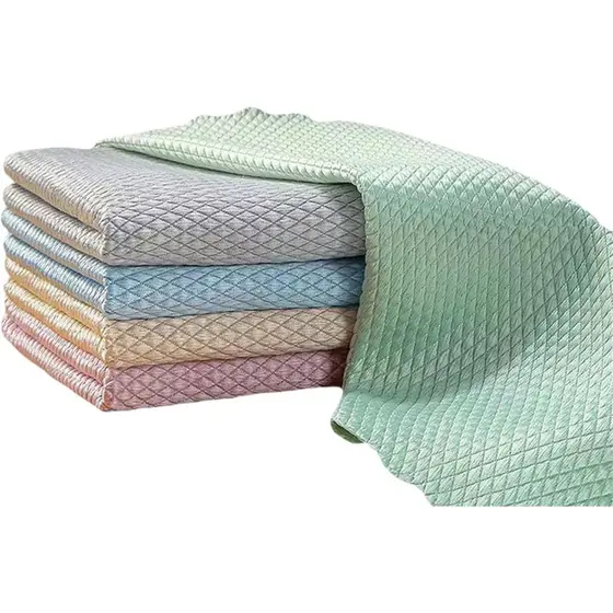 Panos de Limpeza Mágicos Sem Manchas - Reutilizáveis, Pano de Limpeza de Microfibra com Textura de Escama de Peixe, Pano